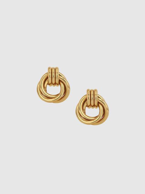 Triple Knot Earrings - Gold