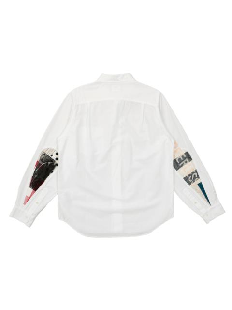 ALBACORE JUMBO SHIRT L/S COLLAGE WHITE