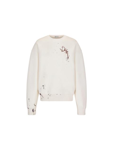 Dior x CACTUS JACK Oversized Sweatshirt White