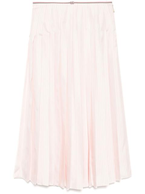 pleated slip skirt