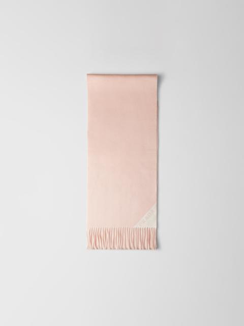 Double cashmere scarf