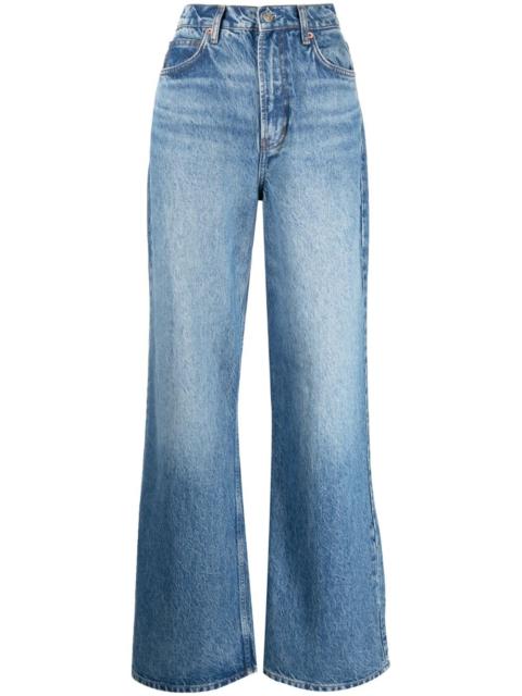 Cary high-rise wide-leg jeans