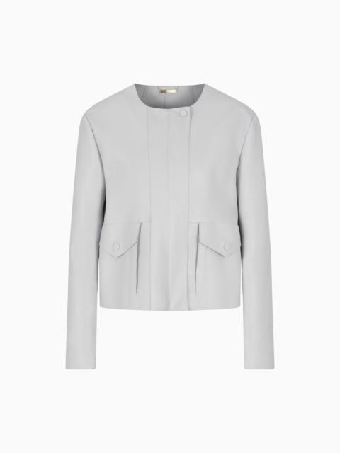 SHORT NAPPA-LEATHER JACKET