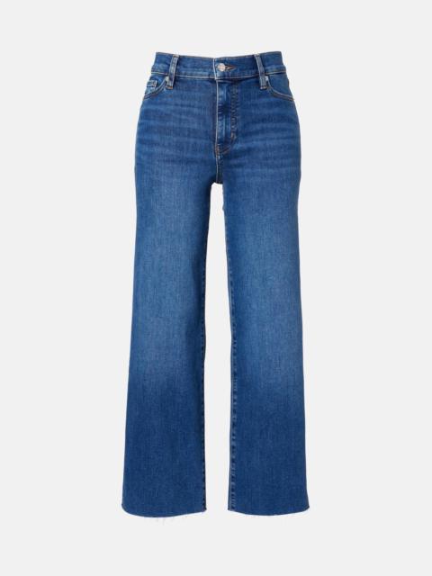 Le Slim Palazzo Crop wide-leg jeans