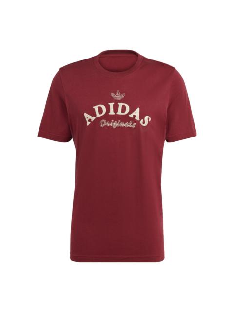 adidas originals Graphics Archive T-shirt 'Shadow Red' IC5763