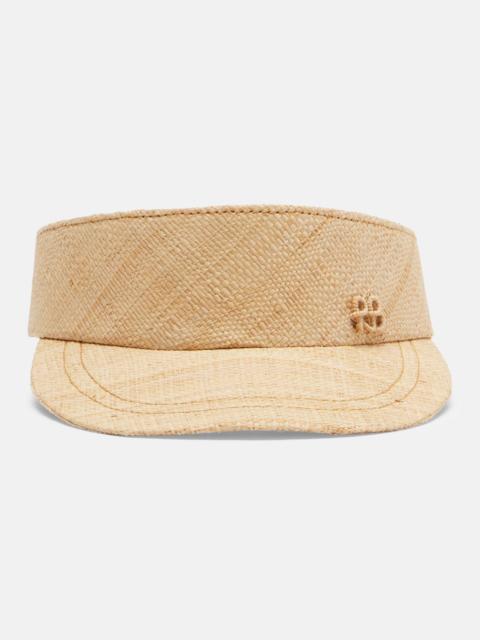 Cotton-lined straw hat