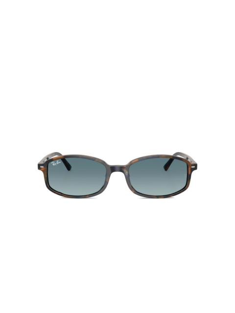 tortoiseshell rectangle sunglasses