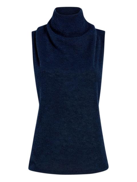 Cynthia cowl-effect top