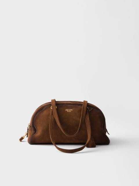 Prada Bowling medium suede bag