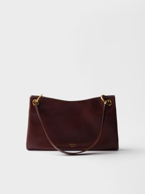 Prada Etude large leather shoulder bag