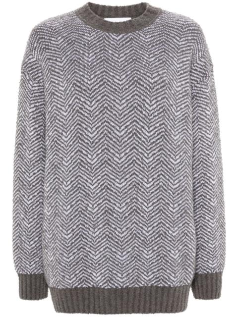 chevron-pattern jumper