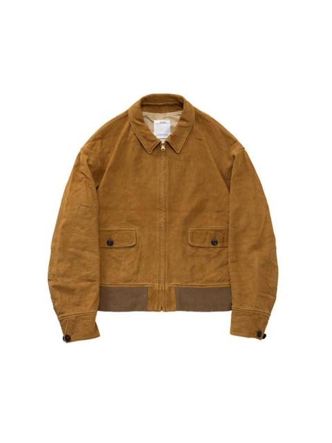 MAHON JKT SUEDE IT MUSTARD