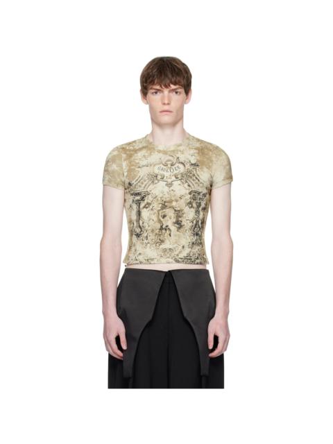 Beige 'The Médaillon' T-shirt