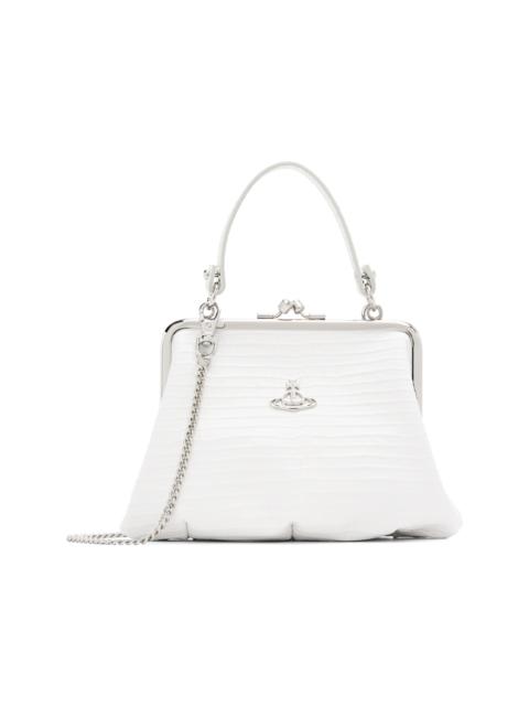 White Granny Frame Bag