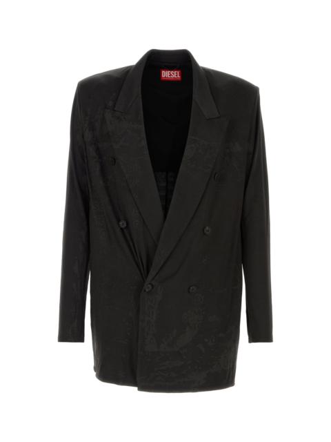 Black stretch acetate J-Pekka blazer