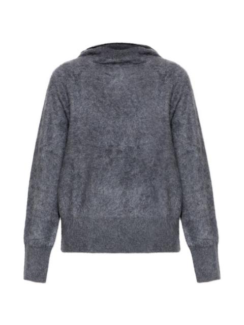 Rosaline graphite brushed sweater