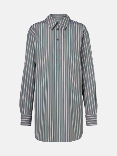Striped cotton shirt