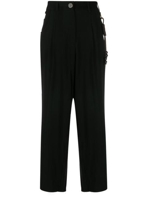 high-waist trousers