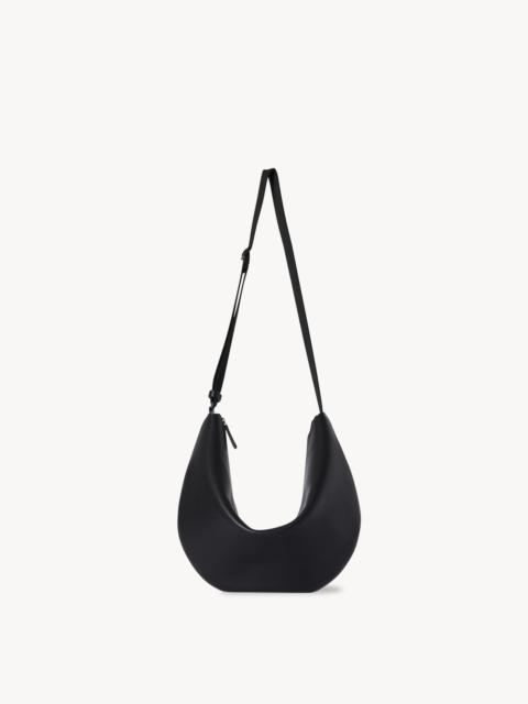 Crossbody Crescent Bag in Leather
