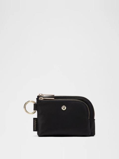 Double Zip Clippable Card Pouch