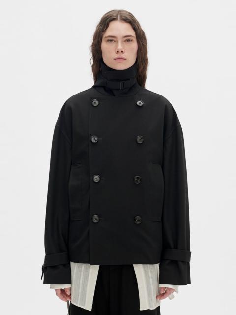 leni Cropped Trench Coat