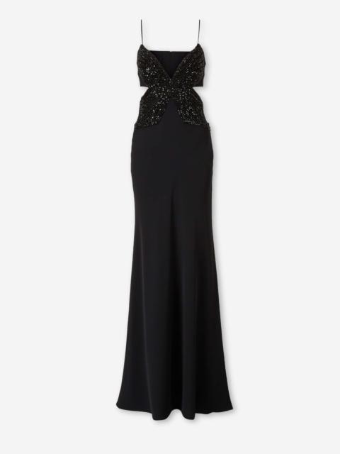 MAXI DRESS WITH RHINESTONES
