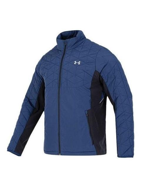 Under Armour UA ColdGear Reactor Storm Hybrid Full Zip Golf Jacket 'Blue' 1364642-408