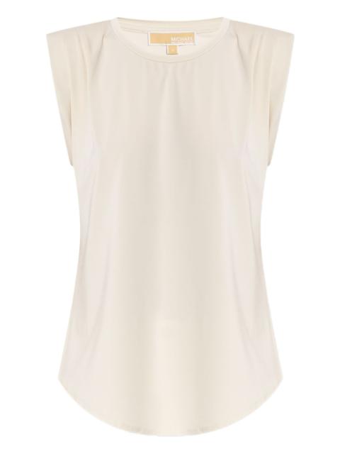 padded-shoulder top