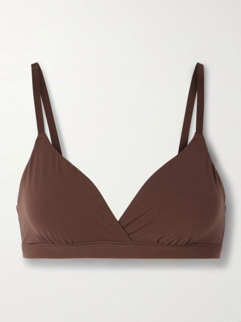 Fits Everybody Crossover Bralette - Cocoa Brown