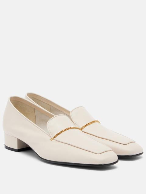 Fair And Square leather loafer pumps
