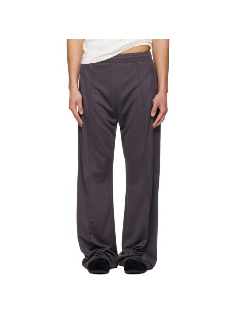 Gray Interlock Track Pants