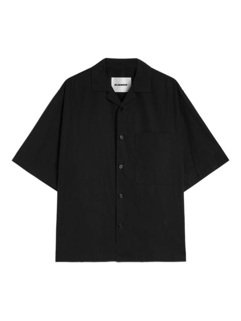 patch pocket cotton poplin shirt