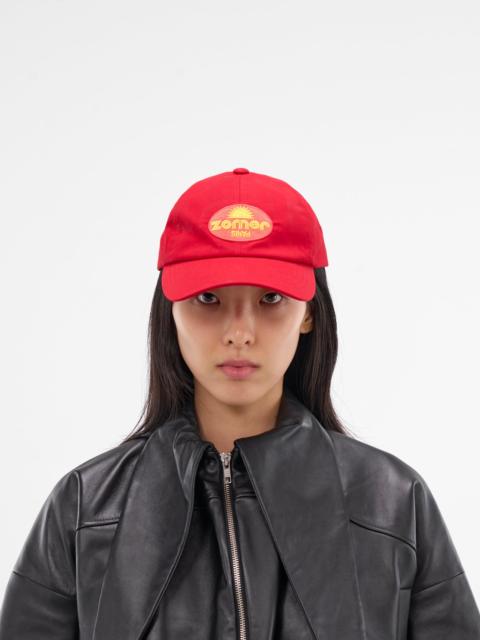Red Vorte Embroidered Logo Cap