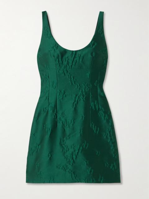 Einna Floral Cloqué Mini Dress