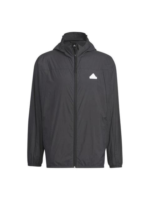 adidas Tech Lightweight Woven Jacket Asia Sizing 'Black' IT3940