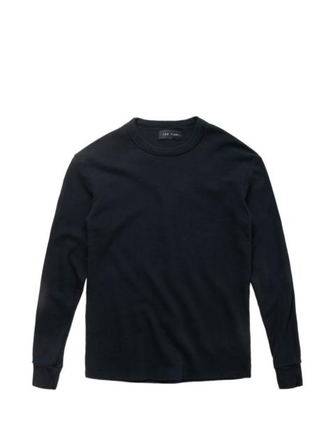 long-sleeve crew-neck top