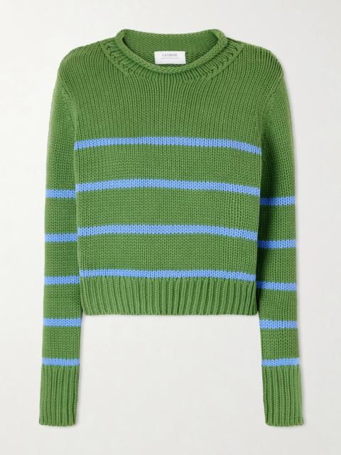 Mini Marina Striped Cotton Sweater