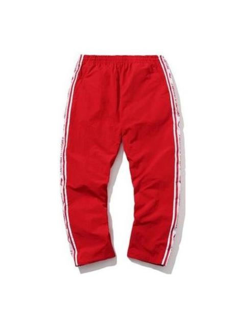Li-Ning Logo Track Pants Paris Fashion Week 'Red White' AYKN371-2