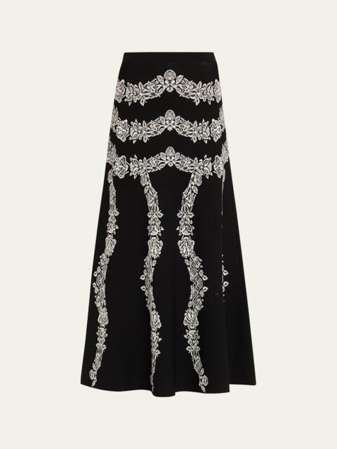 Aisha Asymmetric Silk Chiffon Gown