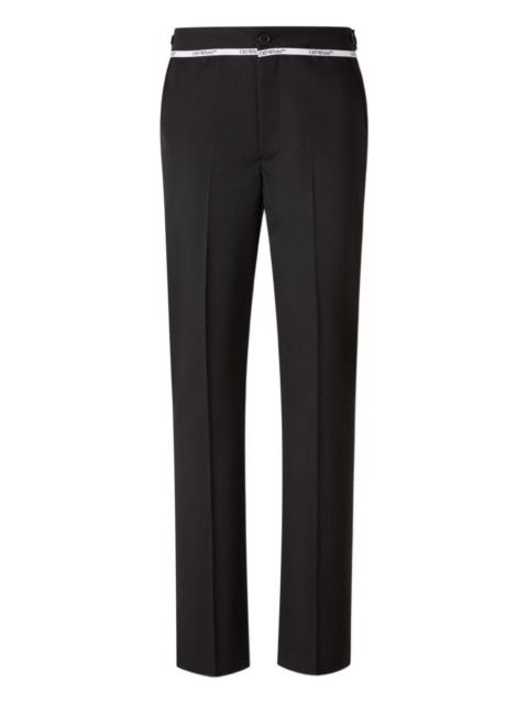 logo embroidery trousers