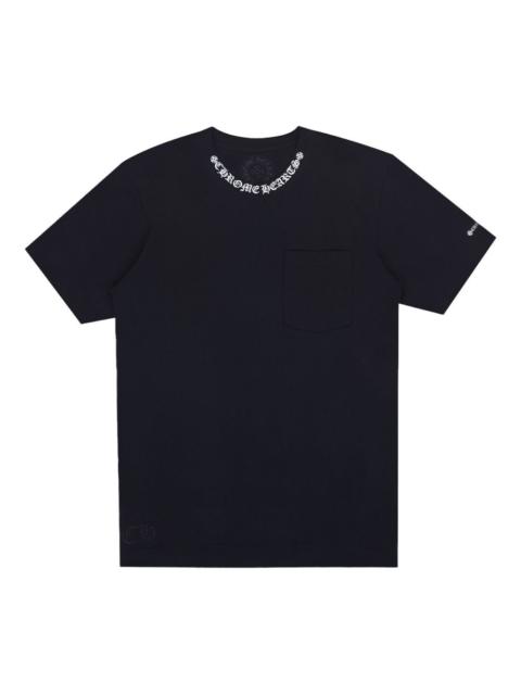 neck-logo T-shirt