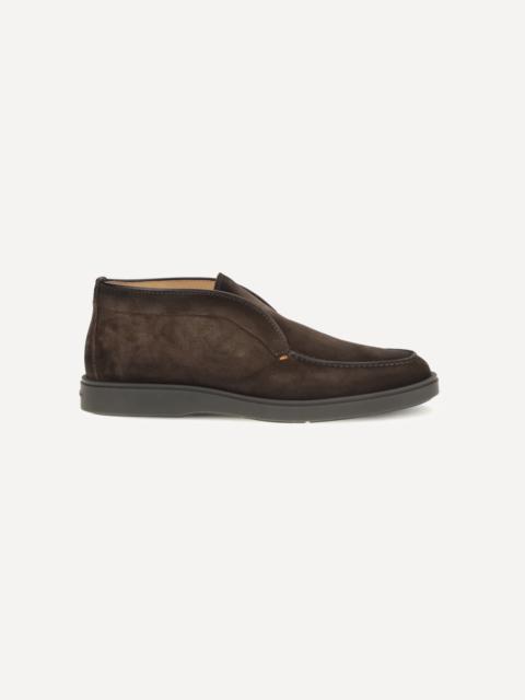 Suede slip-on Ankle Boots