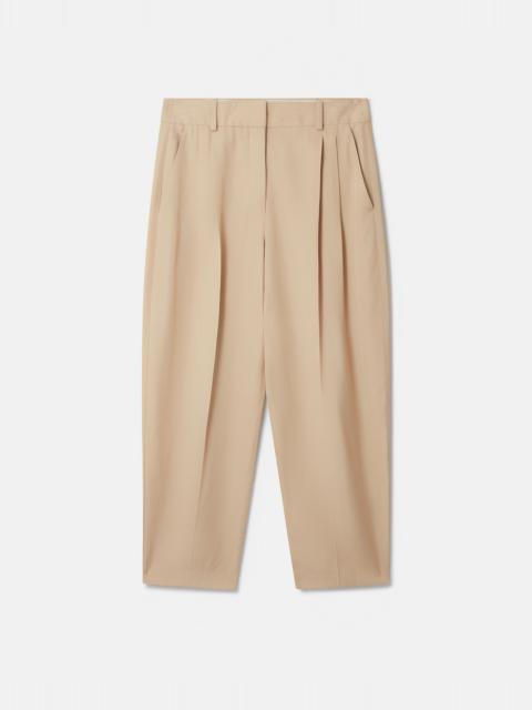 Tapered Leg Tailored Trousers