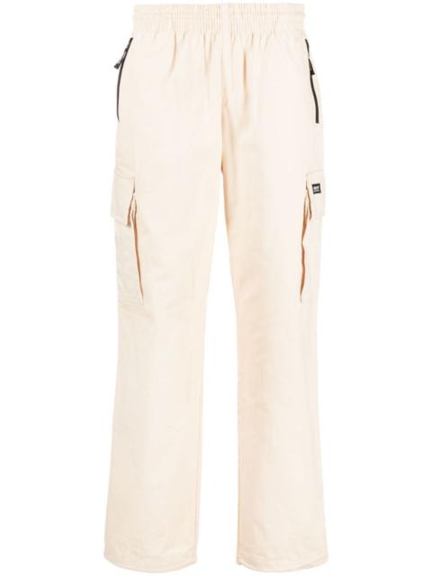 cargo pockets straight-leg trousers