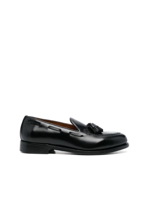 tassel leather loafers