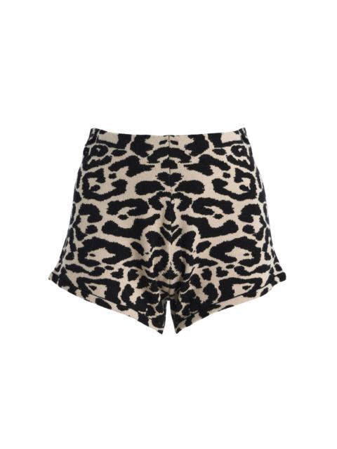 Exclusive Lexi Leopard Knit Shorts animal