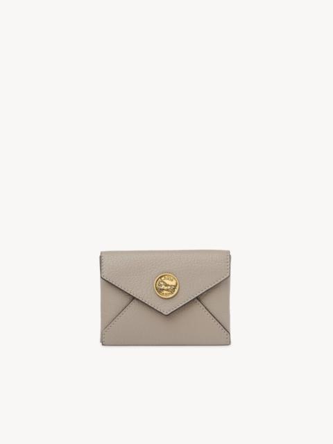 ENVELOPE CARD HOLDER IN GRAINED LEATHER