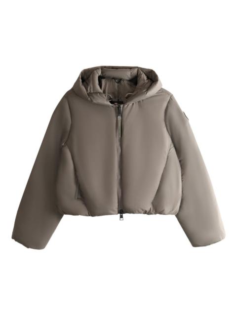 hooded puffer jacket