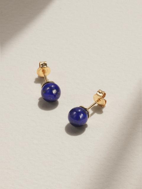 14-karat Gold Lapis Lazuli Earrings