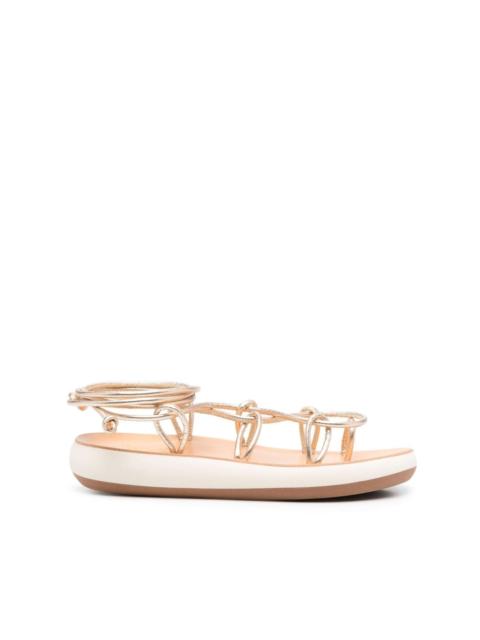 lace-up minimal sandals